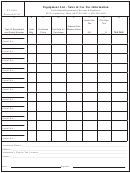 Form St-109a - Equipment List - Sales & Use Tax Information