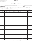 Fillable Form Ct-28 - Schedule F - Sales And Transfers Of Connecticut-Stamped Cigarettes Outside Of Connecticut Printable pdf