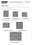 Area Puzzle - Area Worksheet With Answers