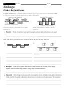 Glide Reflections - Geometry Worksheet With Answers