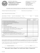 Form E-416 - Claim For Low-income Electricity Customer Sales Tax Exemption