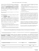 Form St-403 - Commercial Farming Machinery & Equipment Sales Tax Exemption Certification