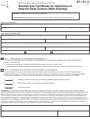 Form St-121.5 - Exempt Use Certificate For Operators Of Internet Data Centers (web Hosting)