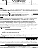 Form 8879-e0 - Irs E-file Signature Authorization For An Exempt Organization - 2012