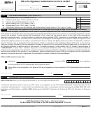 Form 8879-i - Irs E-file Signature Authorization For Form 1120-f - 2012