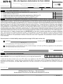 Form 8879-b -irs E-file Signature Authorization For Form 1065-b - 2012