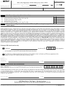 Fillable Form 8879-F - Irs E-File Signature Authorization For Form 1041 - 2012 Printable pdf
