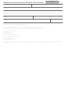 Form Tc-103 - Request For Hearing Before The Utah State Tax Commission