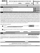 Form 8879-c - Irs E-file Signature Authorization For Form 1120 - 2012