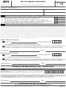 Form 8879 - Irs E-file Signature Authorization - 2012