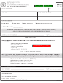 Form 5175 - Request For Additional Plates For Official State Vehicles