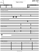 Form Dtf-727 - Report Of Show Printable pdf
