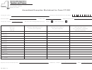 Form Tr-620 - Annualized Exception Worksheet For Form Ct-222