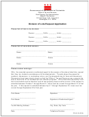 Form Fp-414 B - Division Of Lots Request Application