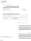 Form Tt-260 - Notice Of Appearance And Consent