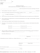 Form Poa-30 (state Form 49396) - Widow's Affidavit Form For Disposition Of Estates