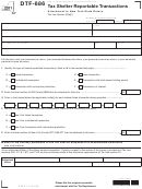 Form Dtf-686 - Tax Shelter Reportable Transactions Attachment To New York State Return - 2011