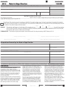 California Form 100-we - Water's-edge Election - 2012