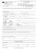 Form Fr-164 - Application For Exemption