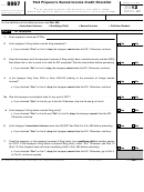 Form 8867 - Paid Preparer's Earned Income Credit Checklist - 2012
