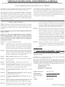 Form Bi-473 Instructions - Partnership/llc Schedule