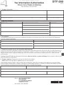 Form Dtf-280 - Tax Information Authorization