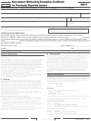 California Form 590-p - Nonresident Withholding Exemption Certificate For Previously Reported Income - 2012