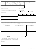 Form 6466 - Transmittal Of Forms W-4 Reported Magnetically/electronically