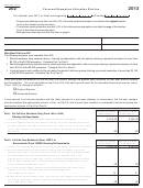 Arizona Form 202 - Personal Exemption Allocation Election - 2013