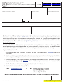 Form 4349 - Letter Of Intent For Substitute Tax Forms