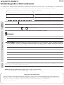 Form Ic134 - Withholding Affidavit For Contractors