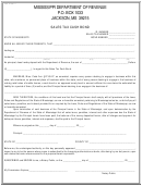 Form 72-900-11 - Sales Tax Cash Bond