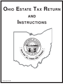 Estate Tax Form 2 - Ohio Estate Tax Return For All Resident Filings For Dates Of Death