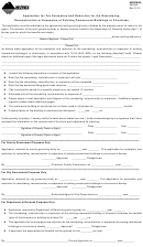 Fillable Montana Form Ab-56a - Application For Tax Exemption And Reduction For The Remodeling, Reconstruction Or Expansion Of Existing Commercial Buildings Or Structures Printable pdf