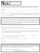 Form R-1049 - Notarized Statement Of Exclusion