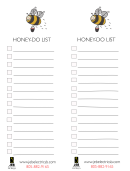 Honey-do List Template