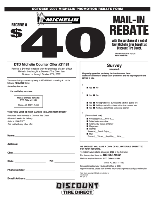 Mackie Rebate Form