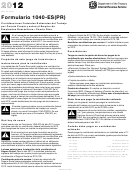 Formulario 1040-es(pr) - Contribuciones Federales Estimadas Del Trabajo Por Cuenta Propia Y Sobre El Empleo De Empleados Domesticos - Puerto Rico - 2012