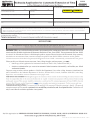 Form 4868n - Nebraska Application For Automatic Extension Of Time