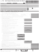 Form 770 - Virginia Fiduciary Income Tax Return - 2014