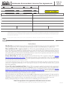 Form 12n - Nebraska Nonresident Income Tax Agreement - 2013