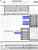 Fillable Form 20c - Corporation Income Tax Return - 2013 Printable pdf
