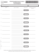 Virginia Schedule L (form 765) - Unified Nonresident Income Tax Return (composite Return) - List Of Participants