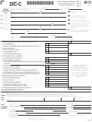 Form 20c-c - Consolidated Corporate Income Tax Return - 2013