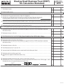 Form 1041n - Electing Small Business Trust (esbt) Tax Calculation Worksheet - 2013