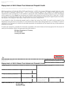 Form 5043 - Repayment Of Diesel Fuel Advanced Prepaid Credit - 2013