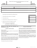 Form 6320 - Alaska Gas Exploration And Development Tax Credit - 2013
