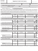 Fillable Schedule 8 (Form 8849) - Registered Credit Card Issuers Printable pdf