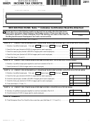 Form 500cr - Income Tax Credits - 2011