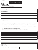 Form R -1313 - Application For Sales Tax Exclusion For Purchases Of Toys By Nonprofit Organizations For Donation To Minors